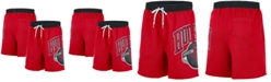 Nike Men's Red Houston Rockets 75th Anniversary Courtside Fleece Shorts